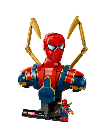 Lego marvel super heroes 76326 popiersie iron spider-mana