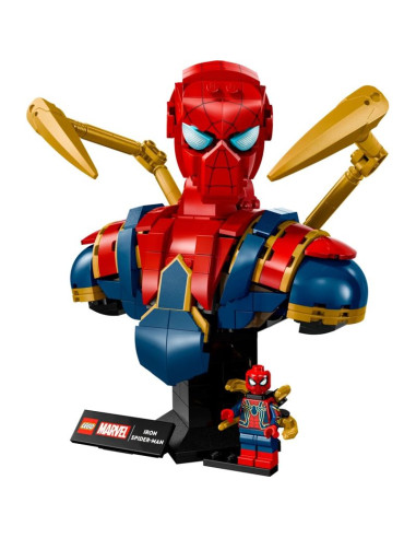 Lego marvel super heroes 76326 popiersie iron spider-mana