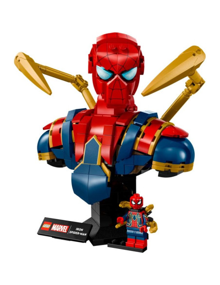 Lego marvel super heroes 76326 popiersie iron spider-mana
