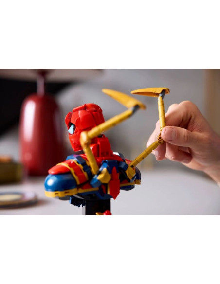 Lego marvel super heroes 76326 popiersie iron spider-mana