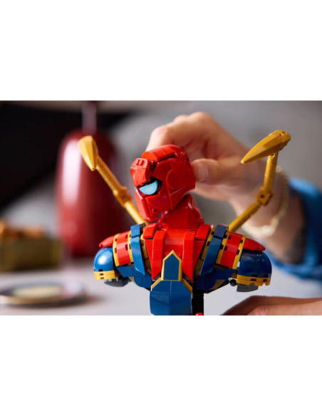 Lego marvel super heroes 76326 popiersie iron spider-mana
