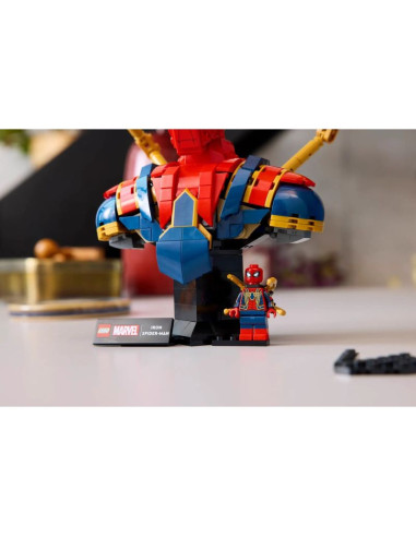 Lego marvel super heroes 76326 popiersie iron spider-mana