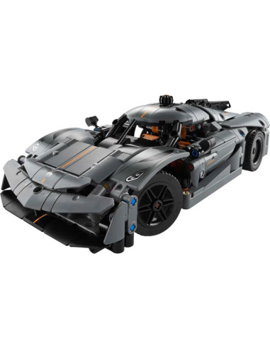 Lego technic 42173 szary hipersamochód koenigsegg jesko absolut