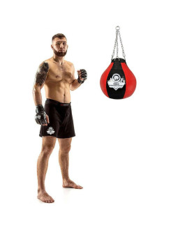 15 kg - grusza bokserska sk15 - czarno - czerwona