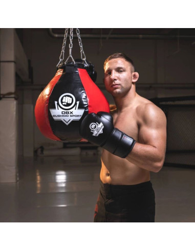 15 kg - grusza bokserska sk15 - czarno - czerwona