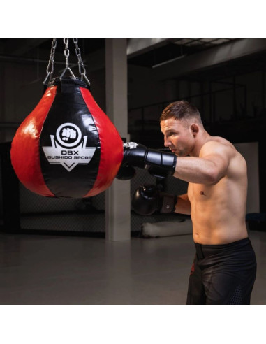 15 kg - grusza bokserska sk15 - czarno - czerwona