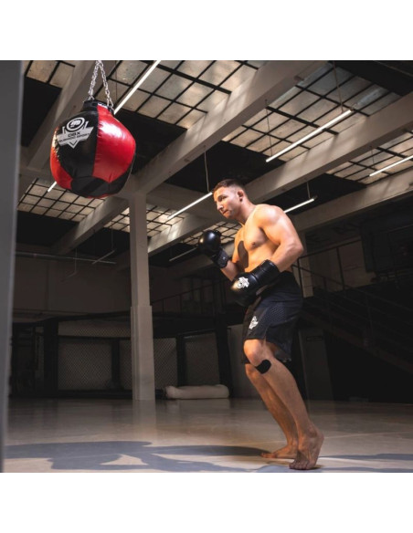 15 kg - grusza bokserska sk15 - czarno - czerwona