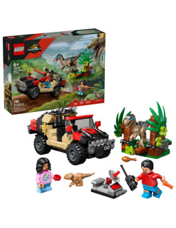 Lego jurassic world 76972 ucieczka terenówką przed raptorem