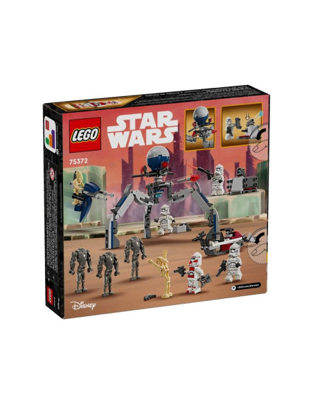 Lego star wars 75372 zestaw bitewny z żołnierzem armii klonów™ i droidem bojowym™