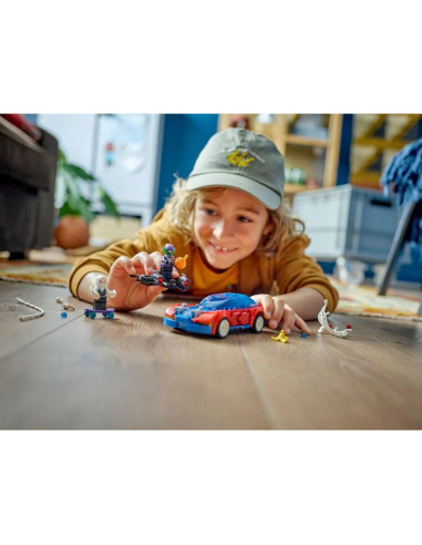 Lego super heroes 76279 wyścigówka spider-mana i zielony goblin