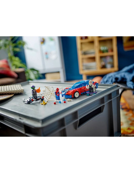 Lego super heroes 76279 wyścigówka spider-mana i zielony goblin