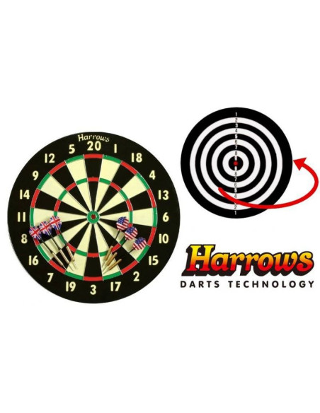 Tarcza harrows champion family paper dart game dwustronna