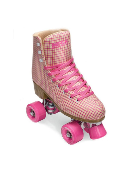 Wrotki impala squad skate pink tartan