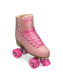Wrotki impala squad skate pink tartan 2