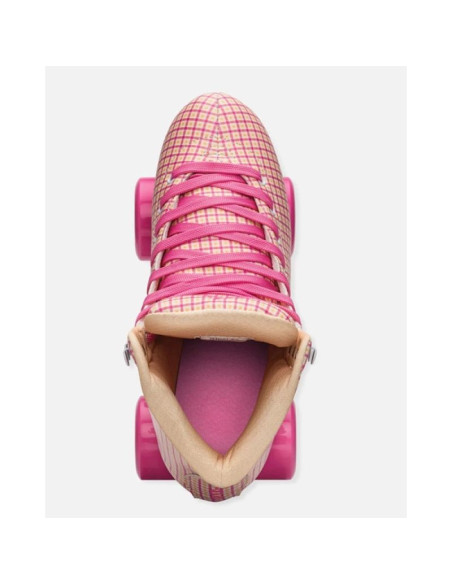 Wrotki impala squad skate pink tartan