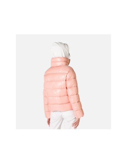 Kurtka rossignol w shiny bomber różowy 2