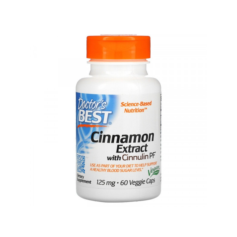 Cinnamon Extract with Cinnulin PF - Ekstrakt z Cynamonu 125 mg (60 kaps.)