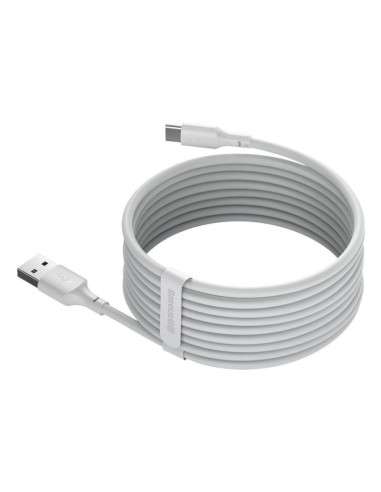 Baseus kabel usb/usb-c simple wisdom, 40w, 5a, 1.5m biały
