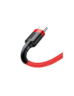 Kabel baseus cafule catklf-a09 (usb 2.0 - usb typu c   0,50m  kolor czerwony) 2