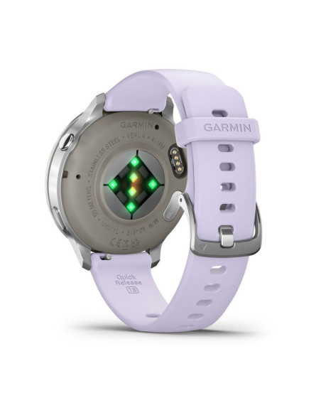 Smartwatch garmin venu 4 41mm gray silver periwinkle