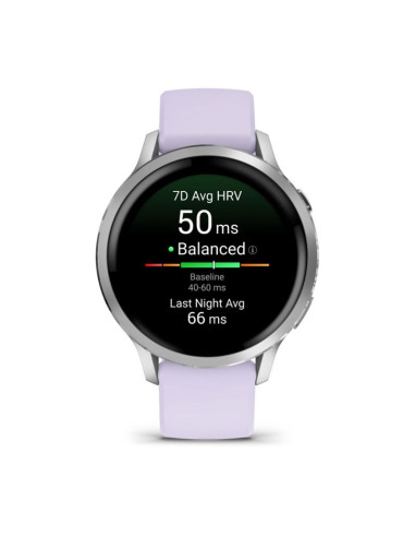 Smartwatch garmin venu 4 41mm gray silver periwinkle