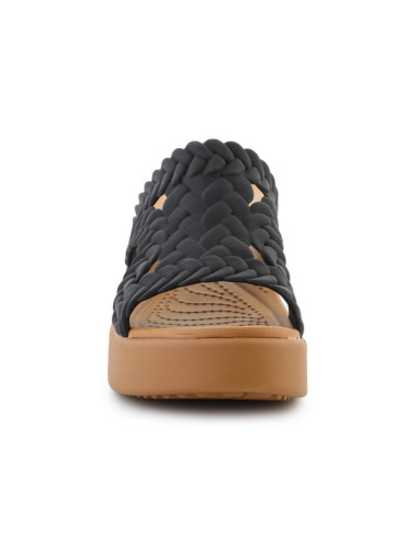 Klapki crocs brooklyn woven slide heel w 209979