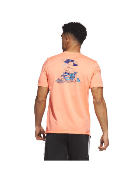 Koszulka adidas lil stripe spring break graphic short sleeve basketball tee m