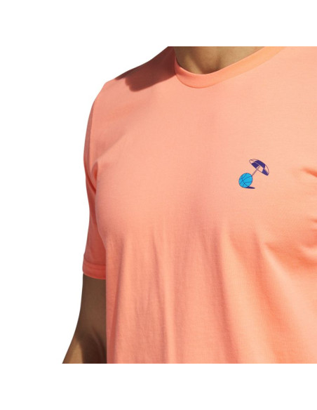 Koszulka adidas lil stripe spring break graphic short sleeve basketball tee m