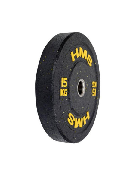 Talerz olimpijski hms yellow bumper 15 kg htbr15