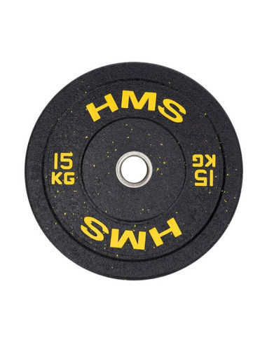Talerz olimpijski hms yellow bumper 15 kg htbr15