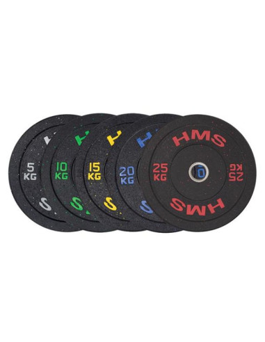 Talerz olimpijski hms yellow bumper 15 kg htbr15