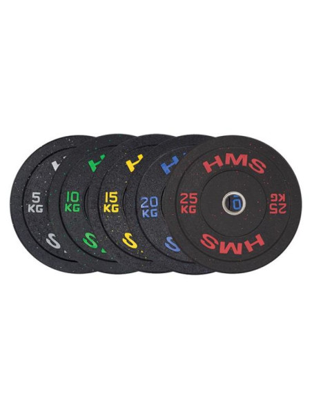 Talerz olimpijski hms yellow bumper 15 kg htbr15