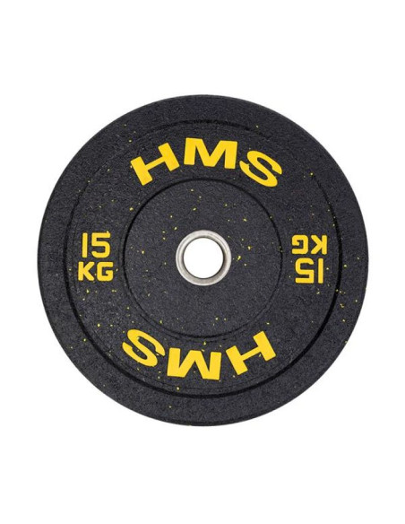 Talerz olimpijski hms yellow bumper 15 kg htbr15