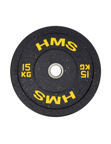 Talerz olimpijski hms yellow bumper 15 kg htbr15