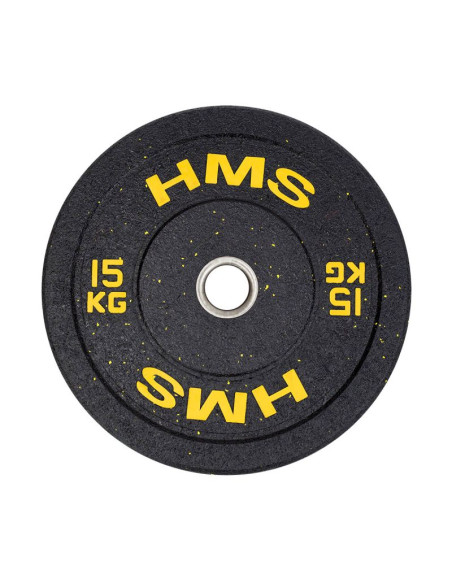 Talerz olimpijski hms yellow bumper 15 kg htbr15