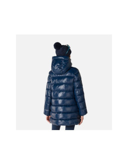Kurtka rossignol w shiny parka granatowy 2