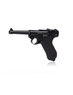 Wiatrówka pistolet ranger p08 parabellum kwc kal. 4,5 bbs blow back 21 strz. full metal co2 (aakcmb410azb)