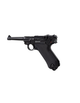 Wiatrówka pistolet ranger p08 parabellum kwc kal. 4,5 bbs blow back 21 strz. full metal co2 (aakcmb410azb) 2