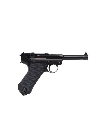 Wiatrówka pistolet ranger p08 parabellum kwc kal. 4,5 bbs blow back 21 strz. full metal co2 (aakcmb410azb)