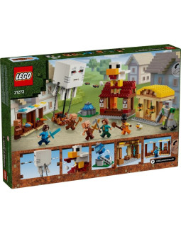 Lego minecraft 21273 atak balonowego ghasta na wioskę 2