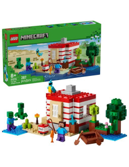 Lego minecraft 21275 dom tnt w dżungli