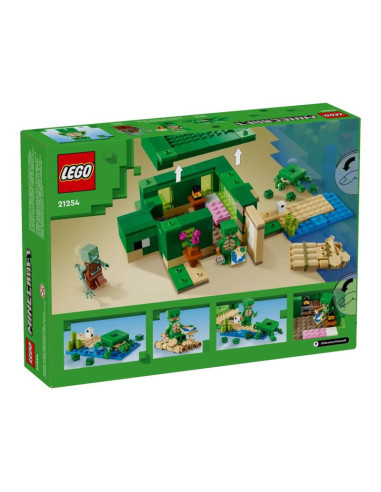 Lego minecraft 21254 domek na plaży żółwi