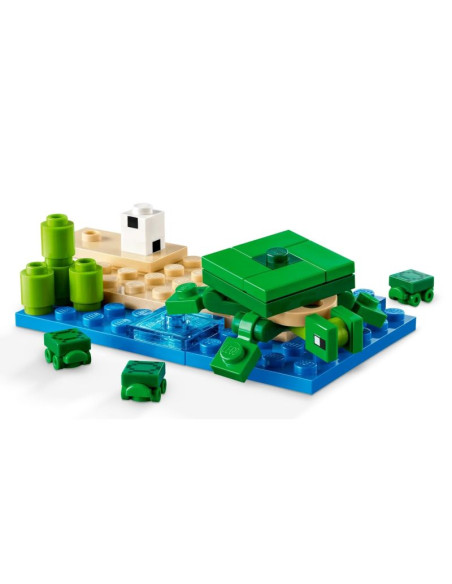 Lego minecraft 21254 domek na plaży żółwi