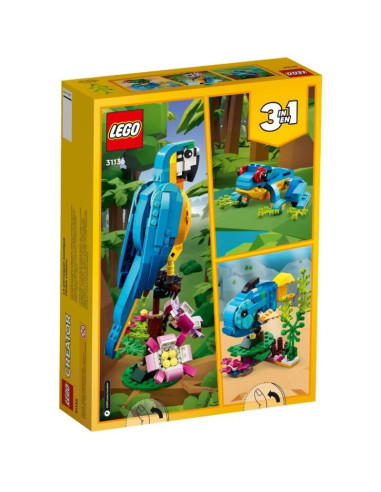 Lego creator 31136 egzotyczna papuga