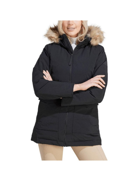 Kurtka adidas parka hooded fur w