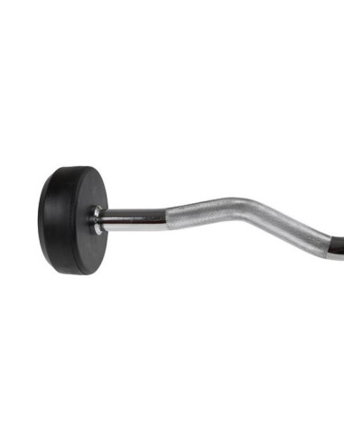 Sztanga/gryf stały łamany gumowany hms gsl-10 10 kg