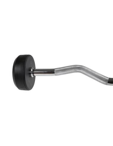 Sztanga/gryf stały łamany gumowany hms gsl-10 10 kg