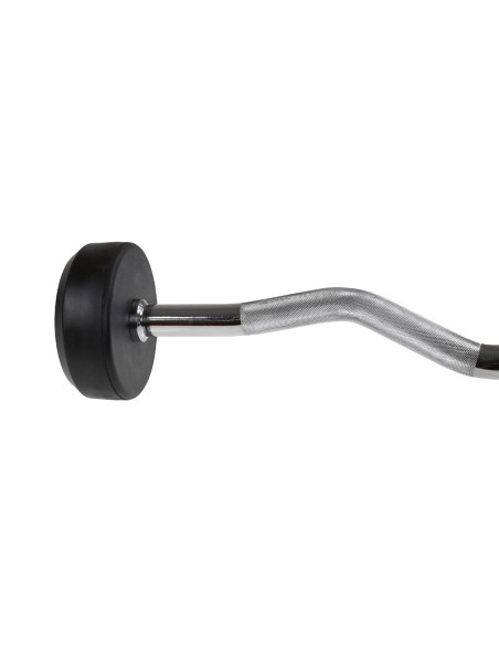 Sztanga/gryf stały łamany gumowany hms gsl-10 10 kg