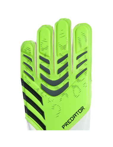 Rękawice bramkarskie adidas predator training limonkowe jr