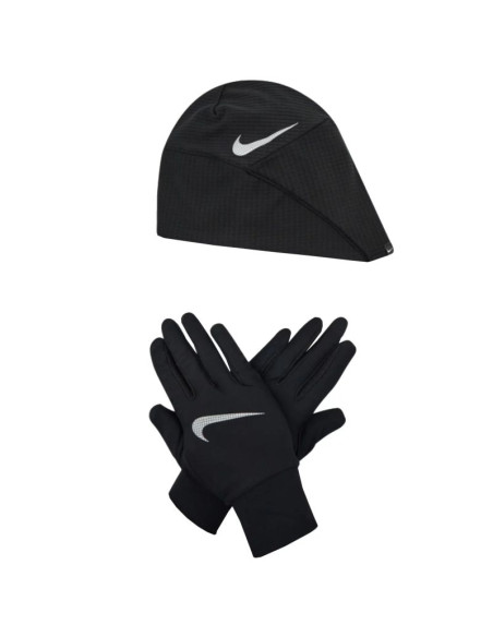 Zestaw czapka i rękawiczki nike wmns essential running hat-glove set